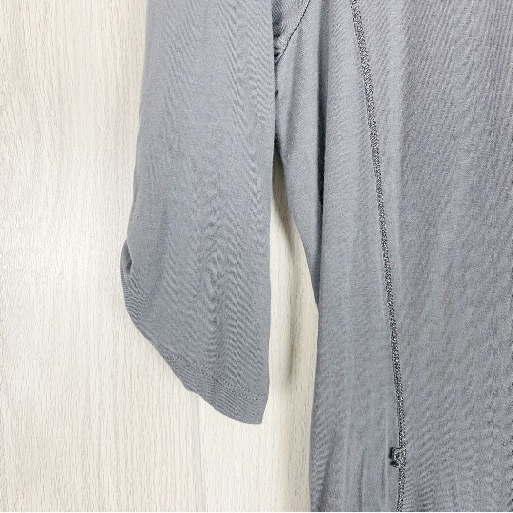 Tiny | Grey Embroidered Tunic Button Front Dress … - image 7